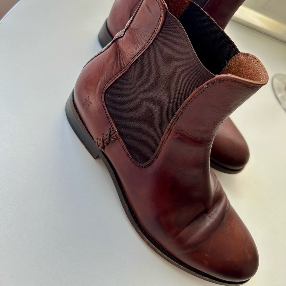 Frye Melissa Leather Chelsea Bootie